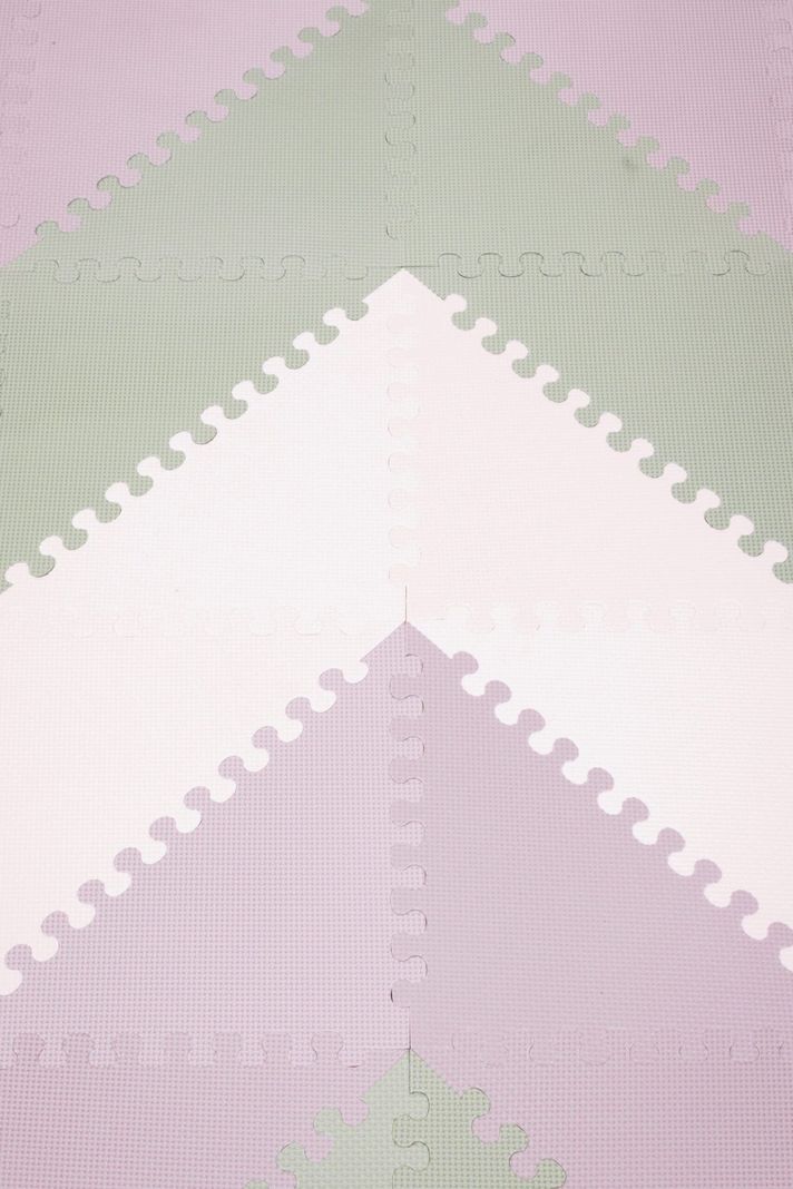 Alfombra Juegos Bebe Goma Eva Verde 140x140cm-1