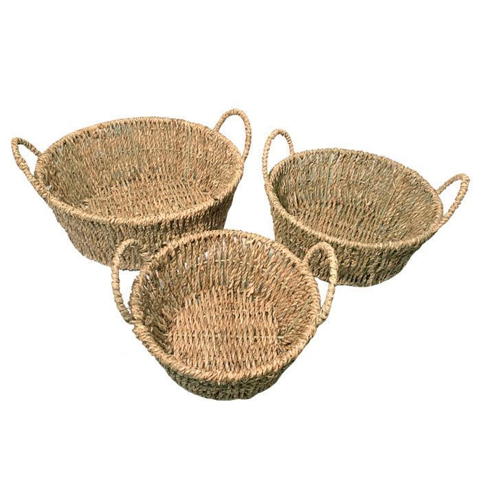 Cesta o Panera Redondas Set de 3-0