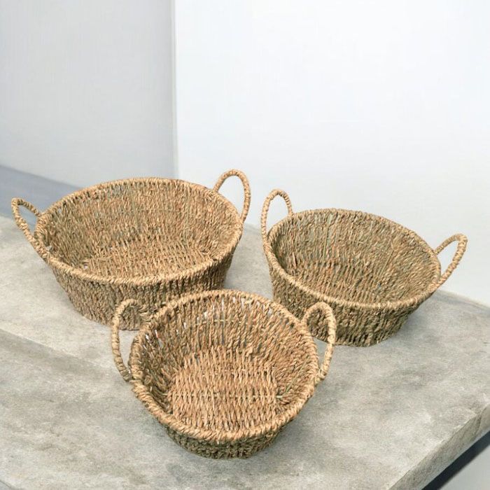 Cesta o Panera Redondas Set de 3-1