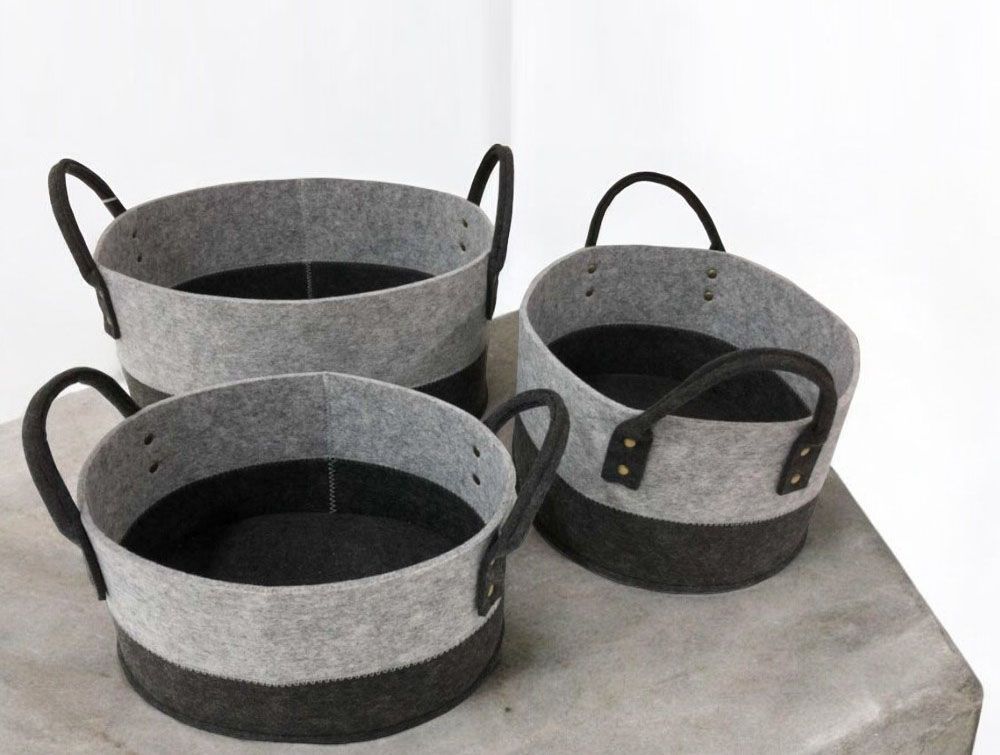 Canastos set de 3 grises-1