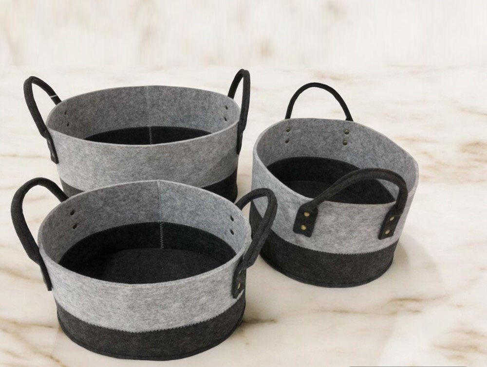 Canastos set de 3 grises-2
