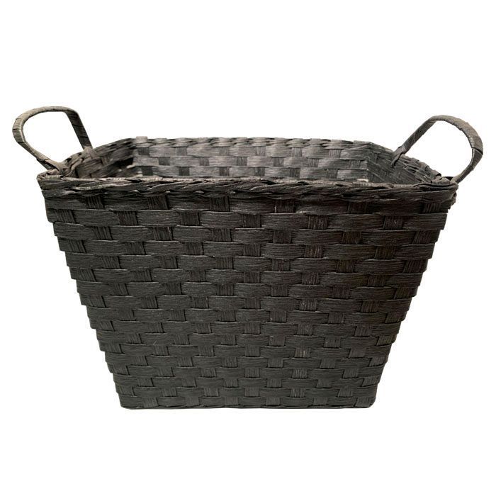 Cesta negra para almacenamiento-0