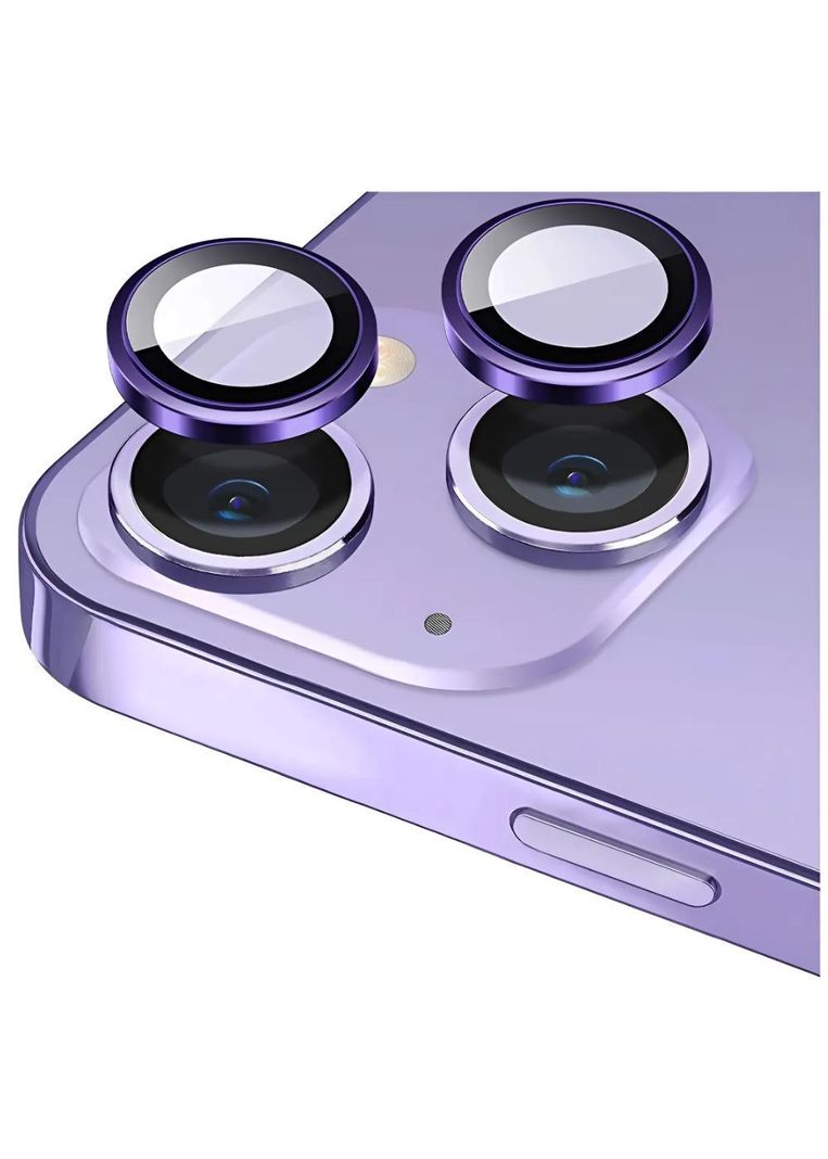 Vidrios Protectores Camara Para iPhone 14 / 14 Plus Len Sun Lila