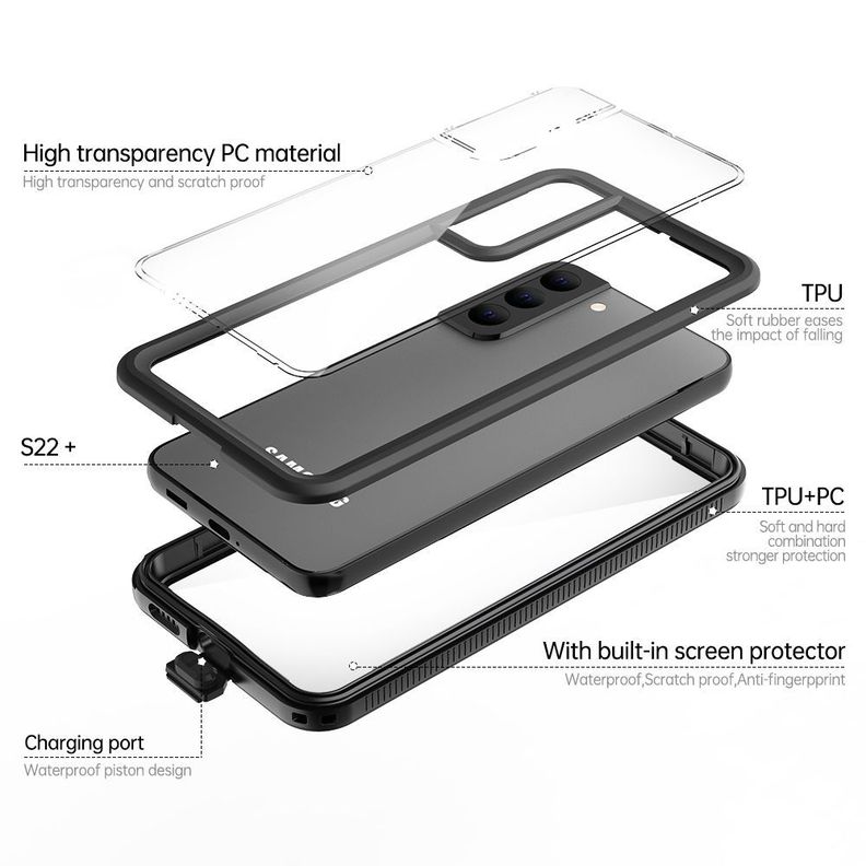 Carcasa Para Samsung S22 Plus Sumergible Outdoor Antigolpes-5