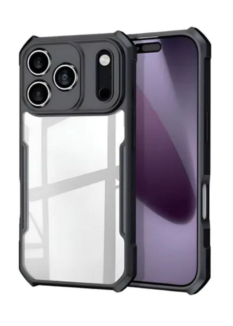 Carcasa Para iPhone 17 Pro Max Militar Grade X Antigolpes Reforzada Negro