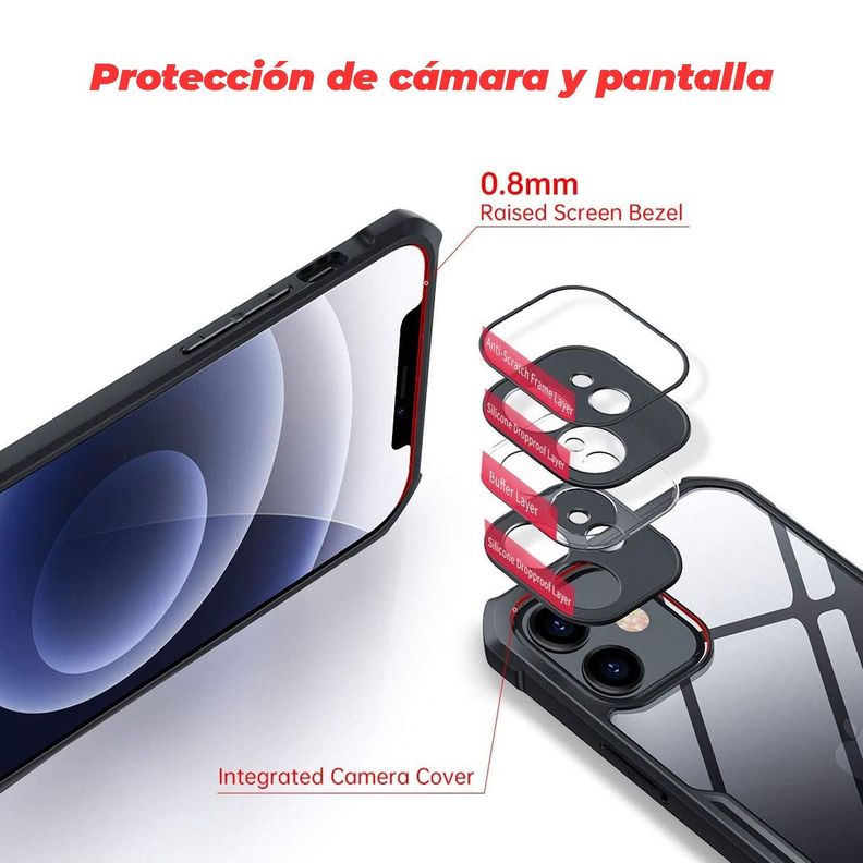 Carcasa Para Iphone 12 Militar Grade Reforzada-5