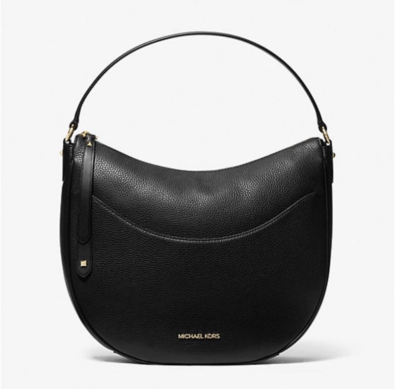 Cartera de hombro grande de cuero-0