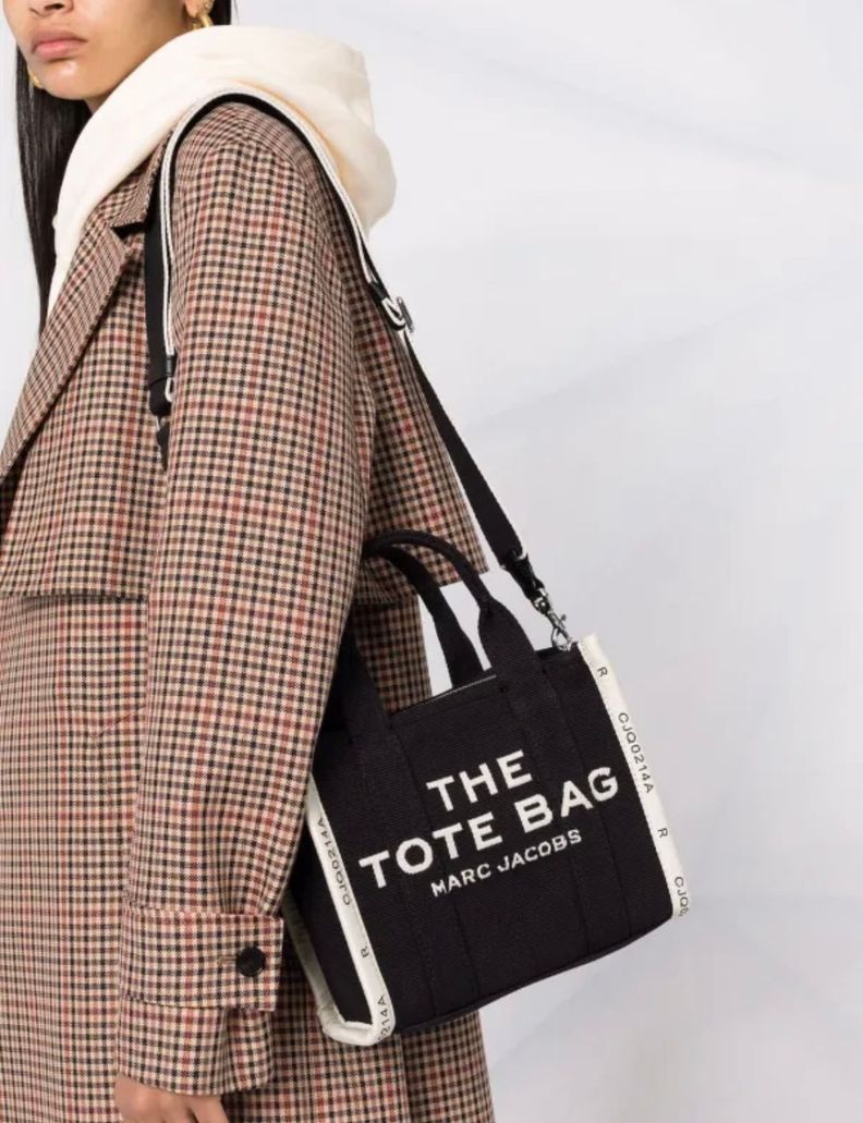 BolsoJacquard Tote Bag-5