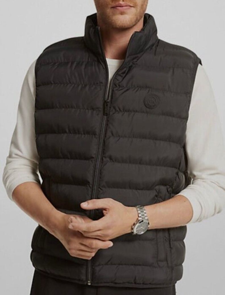 Chaqueta hombre puffer sin mangas acolchada-0