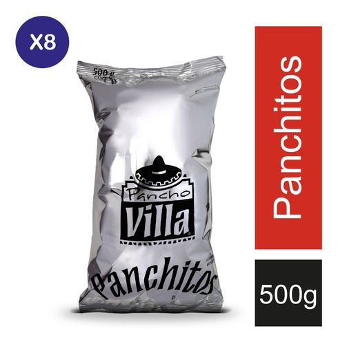 Pack 8  Pancho Villa Panchitos 500 Grs-0