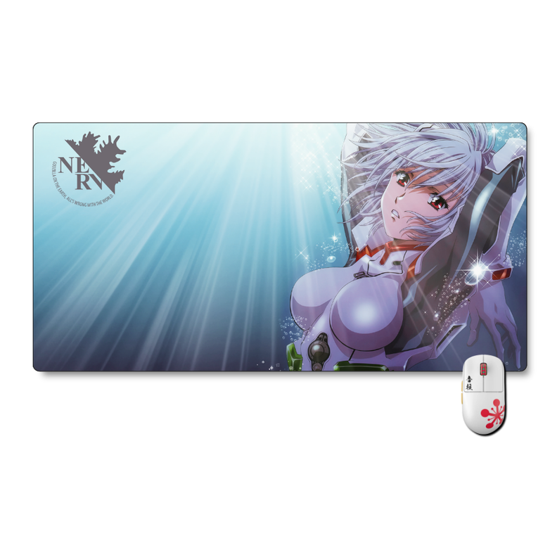 Mousepad Evangelion 90x40 cm Ayanami Rei Waterproof