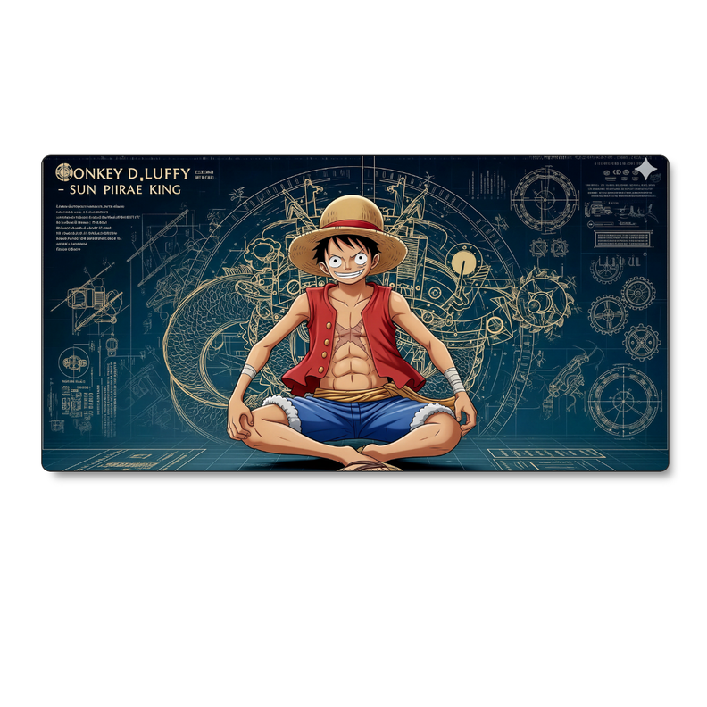 Mousepad One Piece 90x40 cm Luffy Plano Waterproof