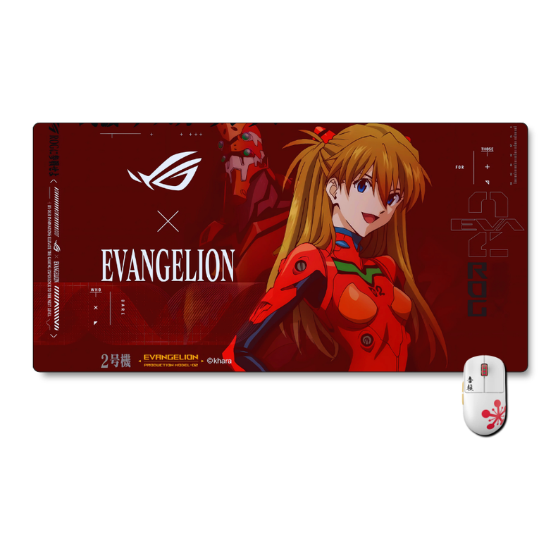 Mousepad Evangelion 90x40 cm Asuka Langley Waterproof