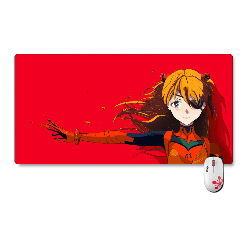 Mousepad Evangelion 60x35 cm Langley Asuka Waterproof