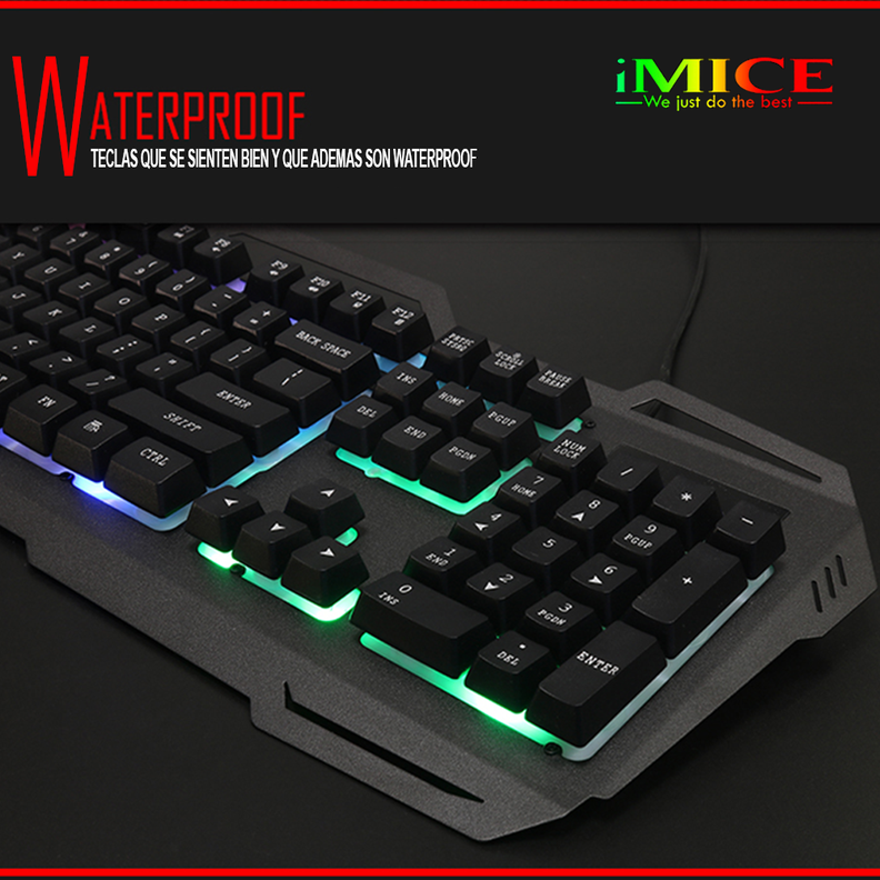 Teclado Gamer Premium Imice Ak 400 Gamer Retroiluminado-4