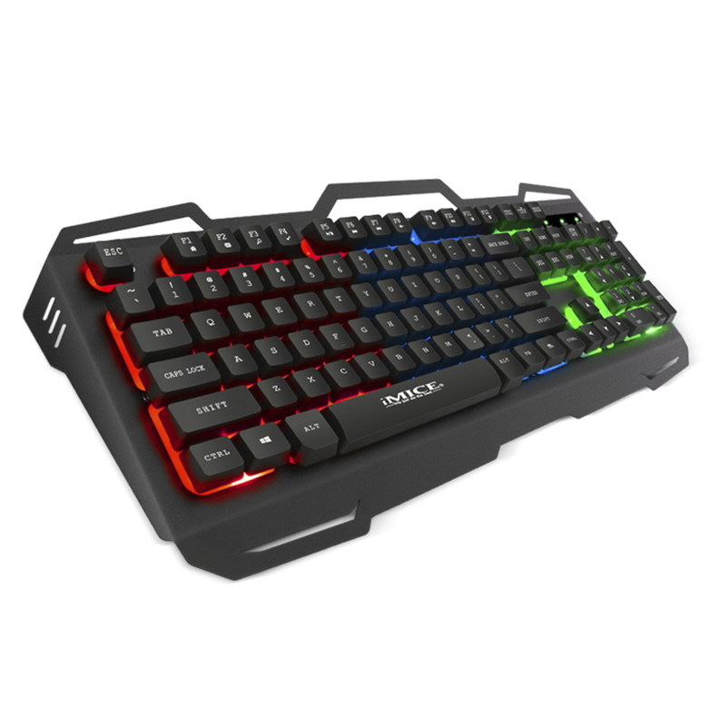 Teclado Gamer Premium Imice Ak 400 Gamer Retroiluminado Negro