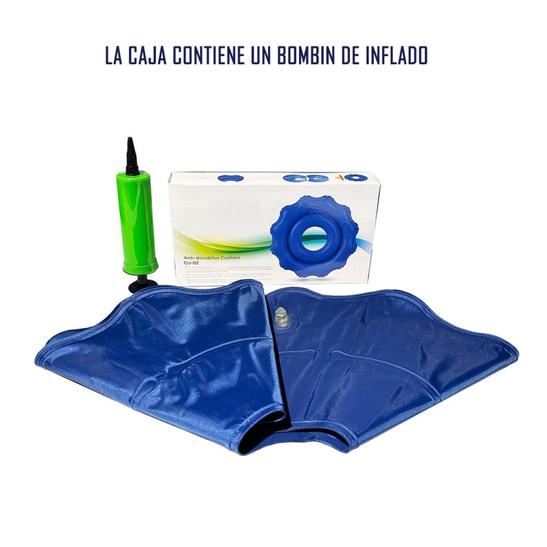 Cojin Picaron Antiescara Ortopedico - Inflable Y Lavable-1