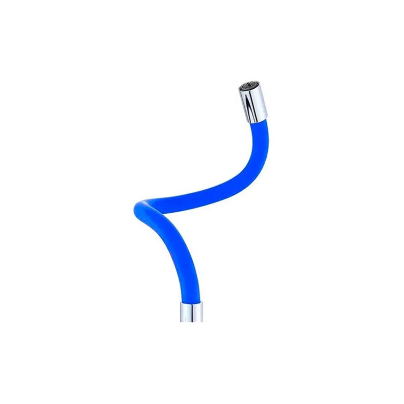 Llave Griferia Lavaplatos Cuello Cisne Flexible Tap 16 Azul-1