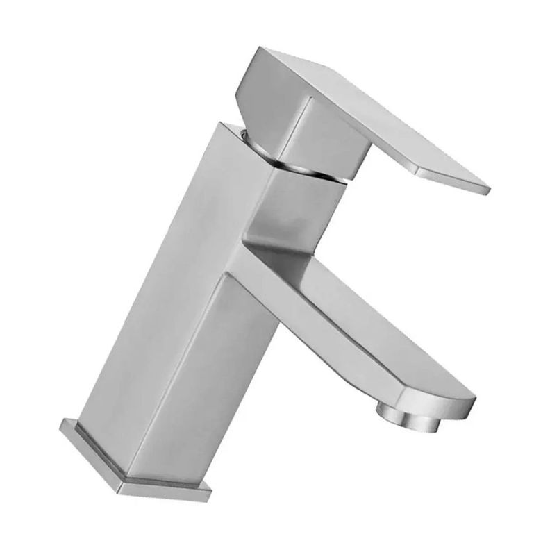 Llave Griferia Lavamanos Monomando Niquel Plateado Tap13-1