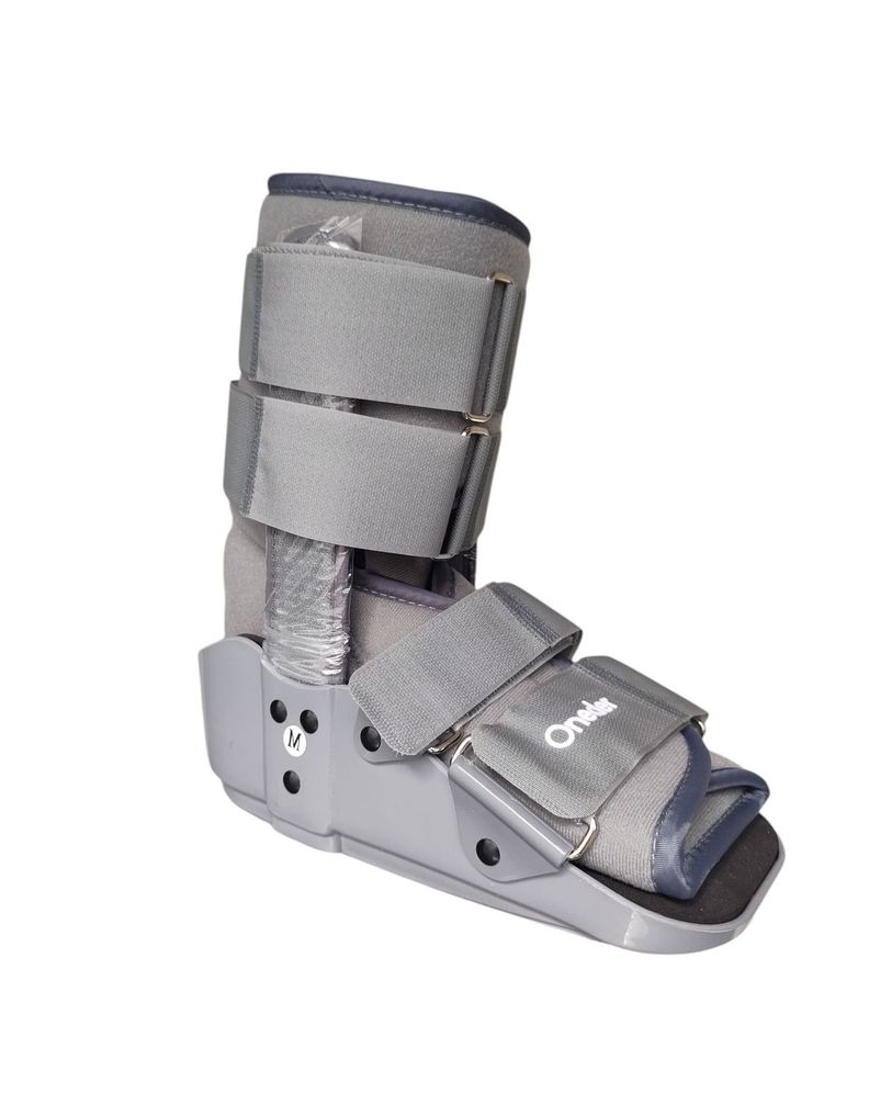 Bota Ortopedica Corta Cam Walker Para Pie Baja Oneder Talla XL Gris