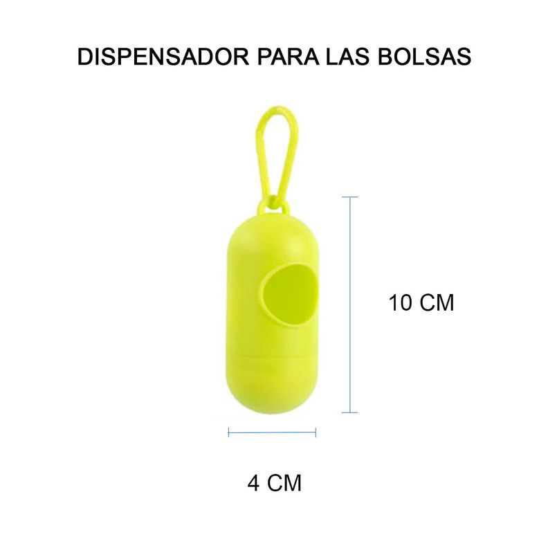 Dispensador Basura Para Mascota + 150 Bolsas Biodegradable-1