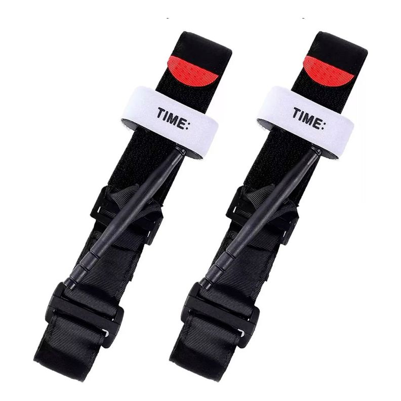 Torniquete Tactico Airsoft Camping Kit Primeros Auxilios X 2 Negro