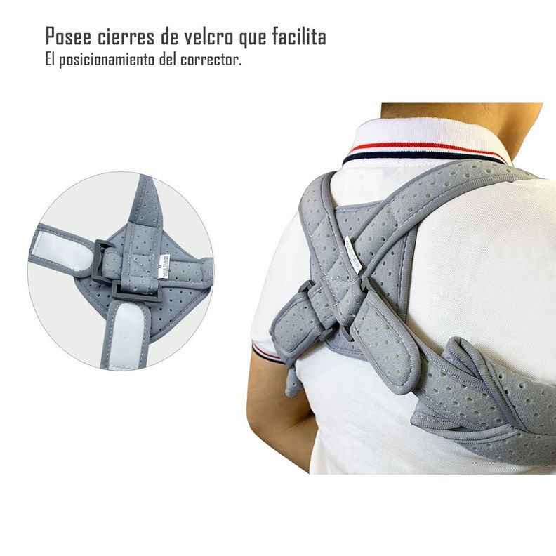Corrector De Postura Soporte Espalda Unisex Talla M-1