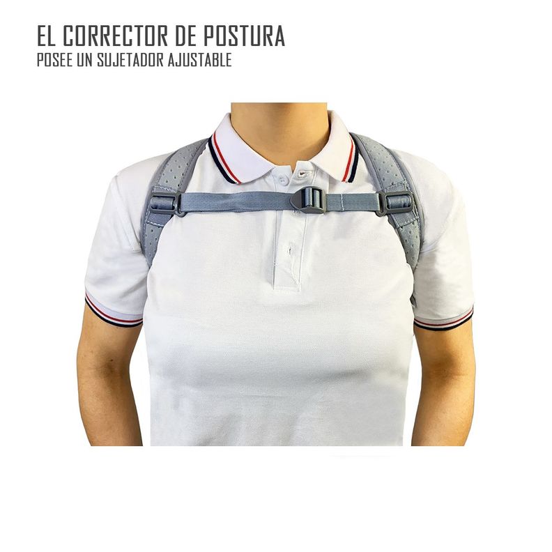 Corrector De Postura Soporte Espalda Unisex Talla M-2