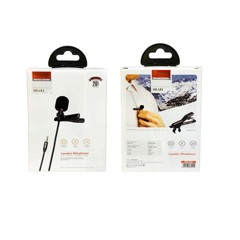 Micrófono Lavalier Clip Solapa Omnidireccional Para Telefono-7