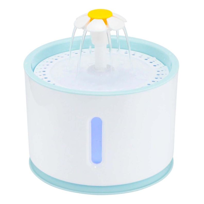 Bebedero Eléctrico Dispensador Agua Para Mascotas De 2.4 Lts-0