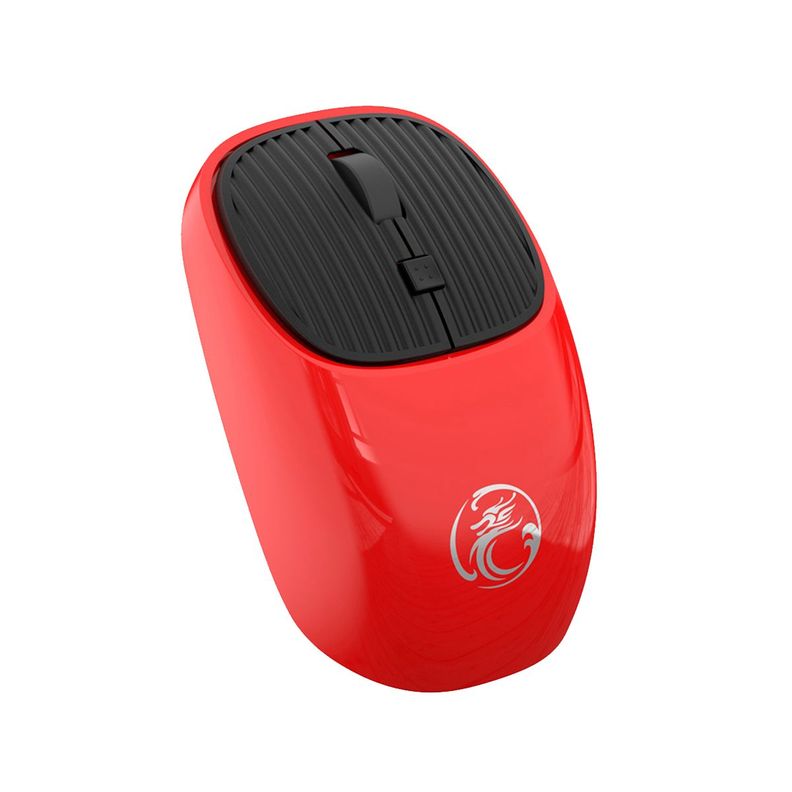Mouse Óptico Imice G4 Wireless Inalámbrico 1600 Dpi Rojo-0