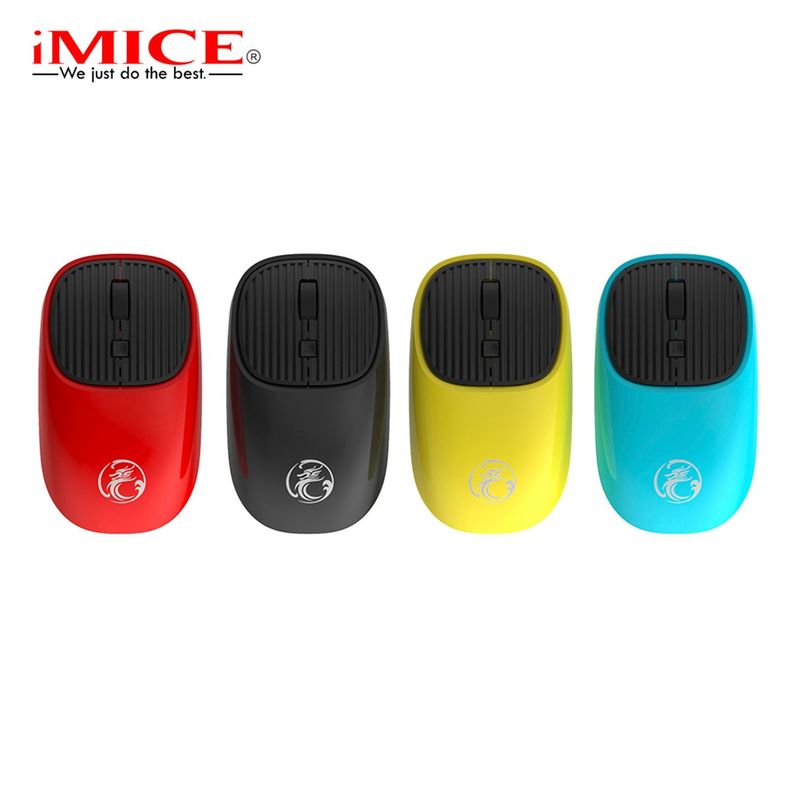 Mouse Óptico Imice G4 Wireless Inalámbrico 1600 Dpi Rojo-2