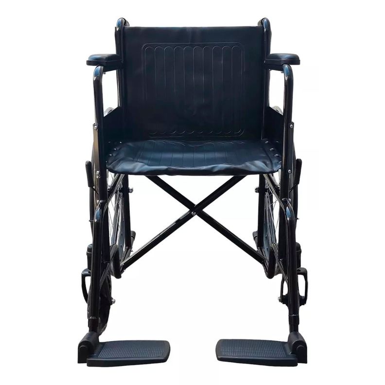 Silla De Ruedas Rueda Maciza Estandar Reposapies Abatibles-1