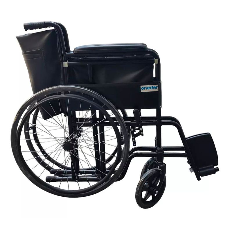 Silla De Ruedas Rueda Maciza Estandar Reposapies Abatibles-2