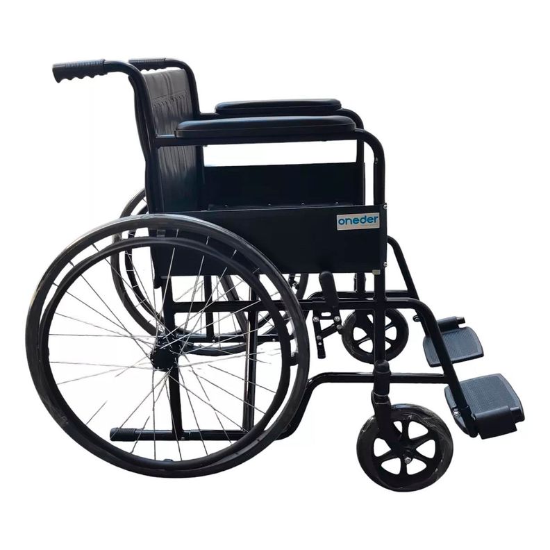 Silla De Ruedas Rueda Maciza Estandar Reposapies Abatibles-4