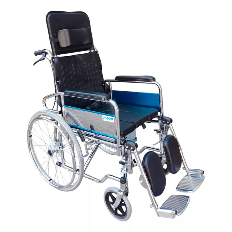 Silla Rueda Neurológica Reclinable Con Balde Desmontable-0