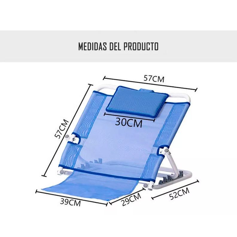 Respaldo De Cama Catres Para Sentar Enfermos Adulto Mayor-2