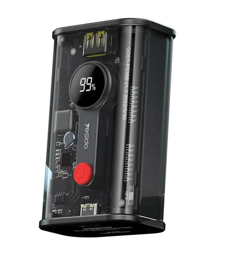 Bateria Externa Power Bank Cargador De 10000 Mah - Yp35 Negro