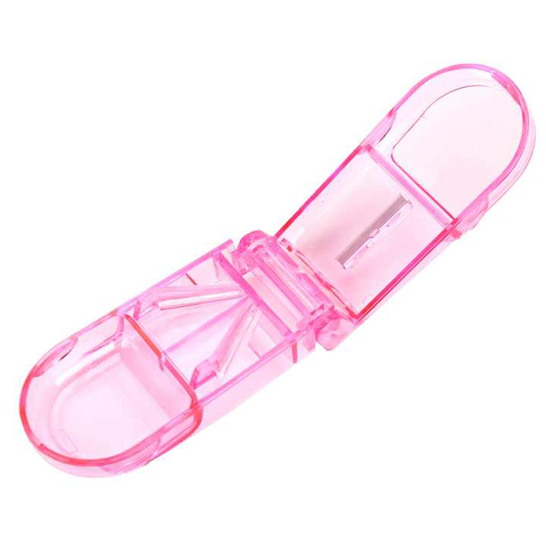 Pastillero Organizador Cortador Dosificador Pastilla Oneder Rosa-0