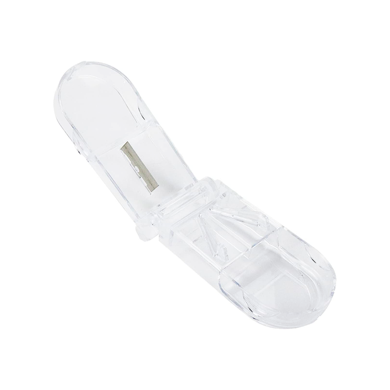 Pastillero Organizador Cortador Dosificador Pastilla Negro-0