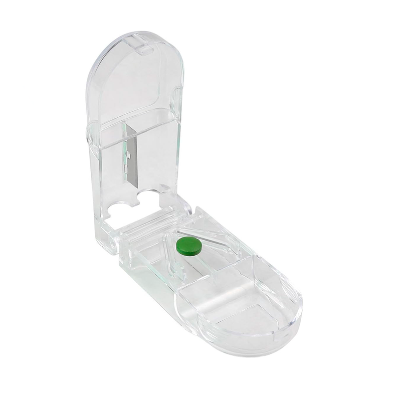Pastillero Organizador Cortador Dosificador Pastilla Negro-2
