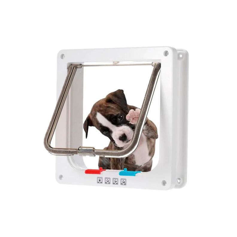 Puerta Interior Pequeña Para Gatos Y Perros Mascotas 20x19cm-1