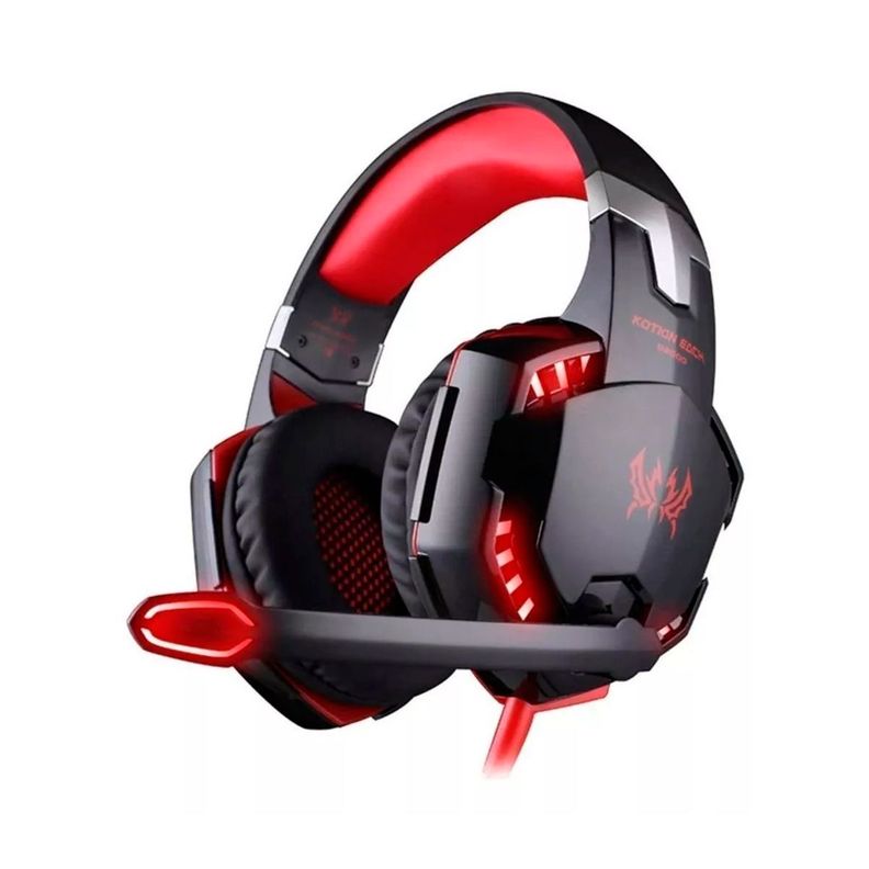 Audifono Headset Gamer Stereo Kotion Each G2000 Pc Rojo-3