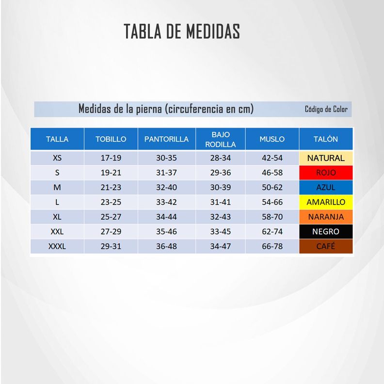 Medias Antiembolicas De Compresion - Cranberry Talla XL-3