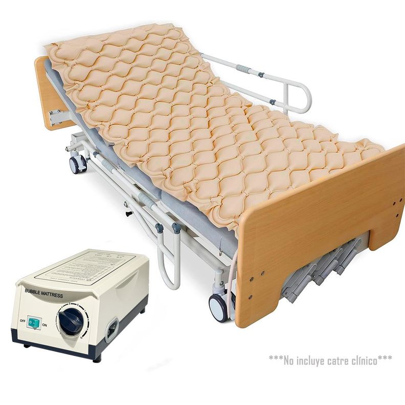 Colchón Antiescaras Con Motor 1 Plaza + Kit de Reparación-1