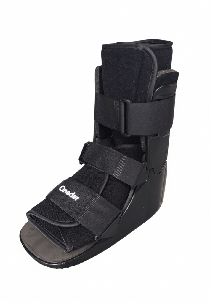 Bota Ortopedica Corta Cam Walker Adultos Premium Oneder Talla L Negro