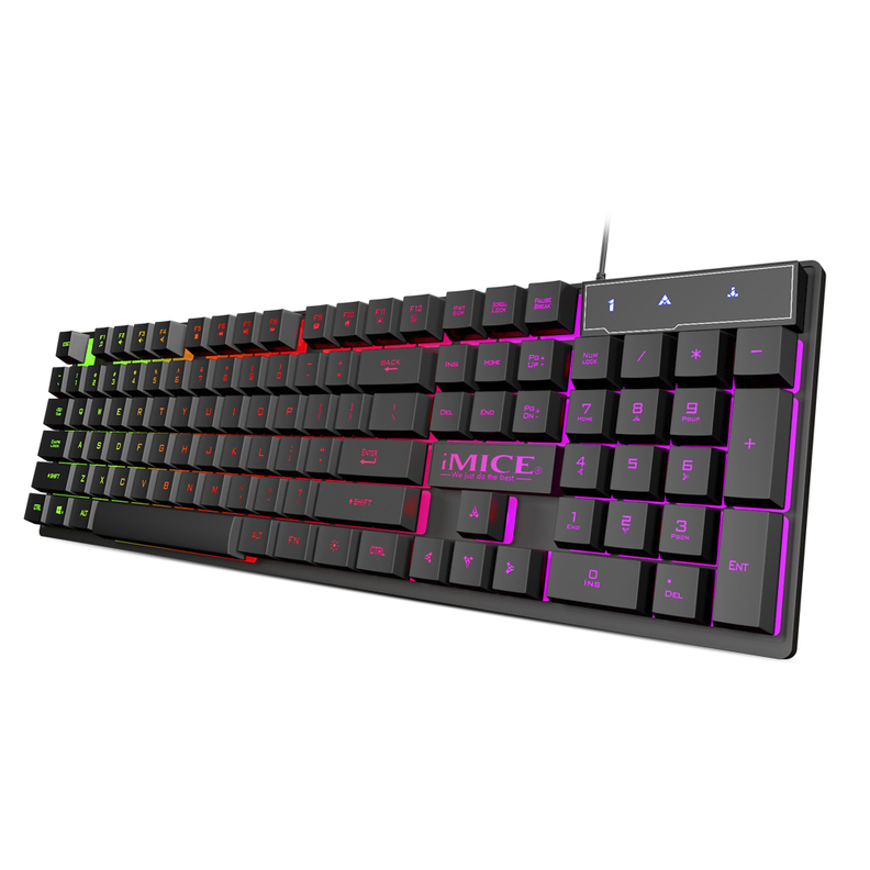 Teclado Gamer Premium Imice Ak-600 New Retroiluminado-0
