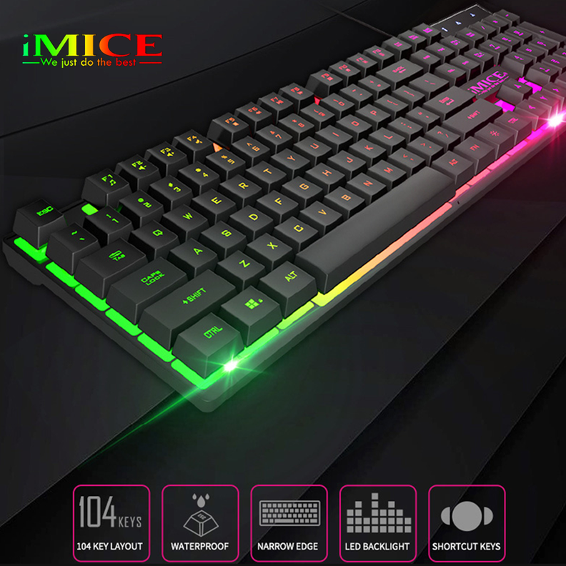 Teclado Gamer Premium Imice Ak-600 New Retroiluminado-3