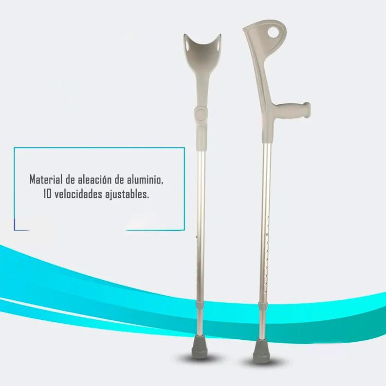 Baston Muleta Canadiense Ortopedico Altura Regulable x2-4