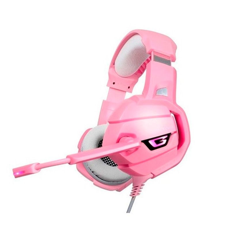 Audífonos Gamer Onikuma K5 Pink Compatibles Pc Ps4-0